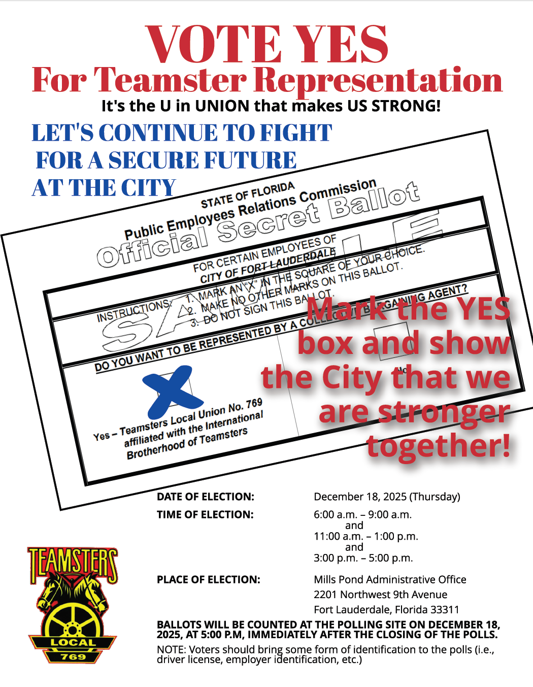 City of Fort Lauderdale – Teamsters Local 769